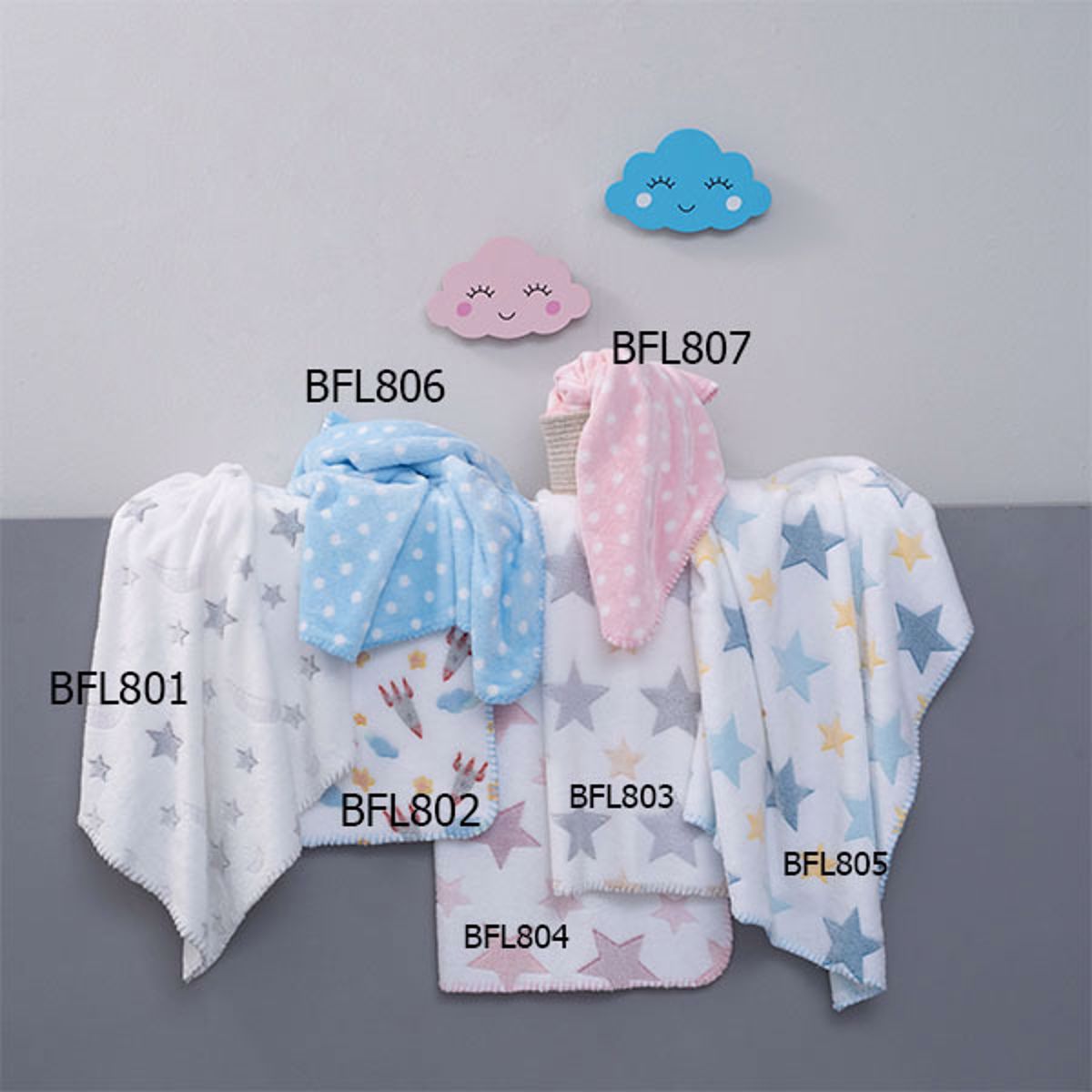 Palamaiki Kouberta Fleece Aggalias Bebe Blanket 75X100 BFL807
